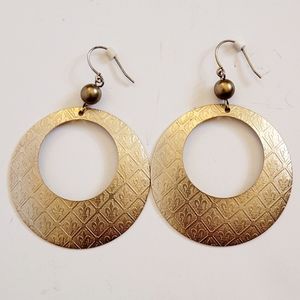 NWOT gold earrings